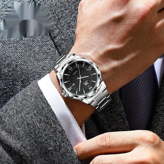 Waterproof Luminous Men's Watch Personality Quartz Nocturna-Pro