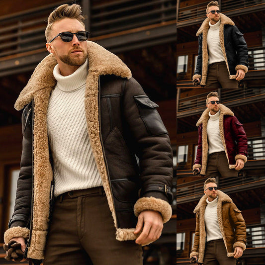 Winter Jacket Mens Military Fleece Warm Jackets Male Fur Collar Coats Army Tactical Jacket Nocturna-Pro