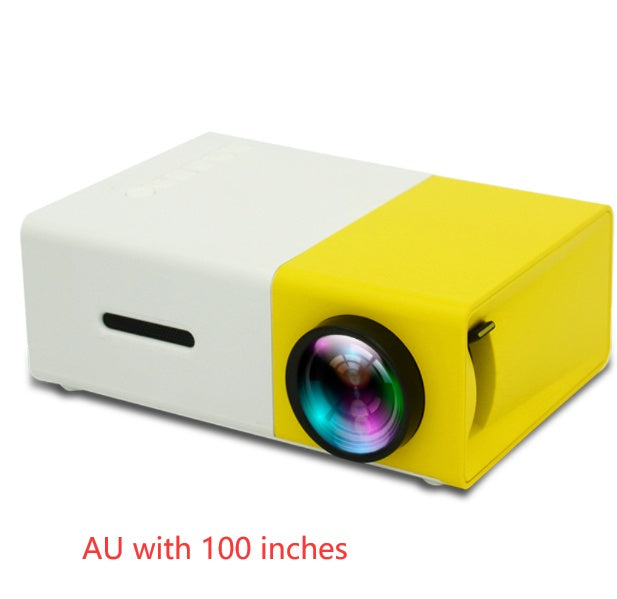 Portable Projector 3D Hd Led Home Theater Cinema HDMI-compatible Usb Audio Projector Yg300 Mini Projector Nocturna-Pro