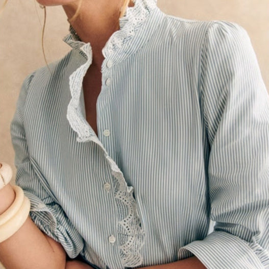 Shiying Single Row Multi-buckle Shirt For Women Nocturna-Pro