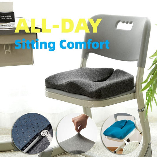 Pressure Relief Seat Cushion And Back Relief Lumbar Pillow Breathable Ass Cushion Non-Slip Wear-Resistant Office Chair Pads Nocturna-Pro