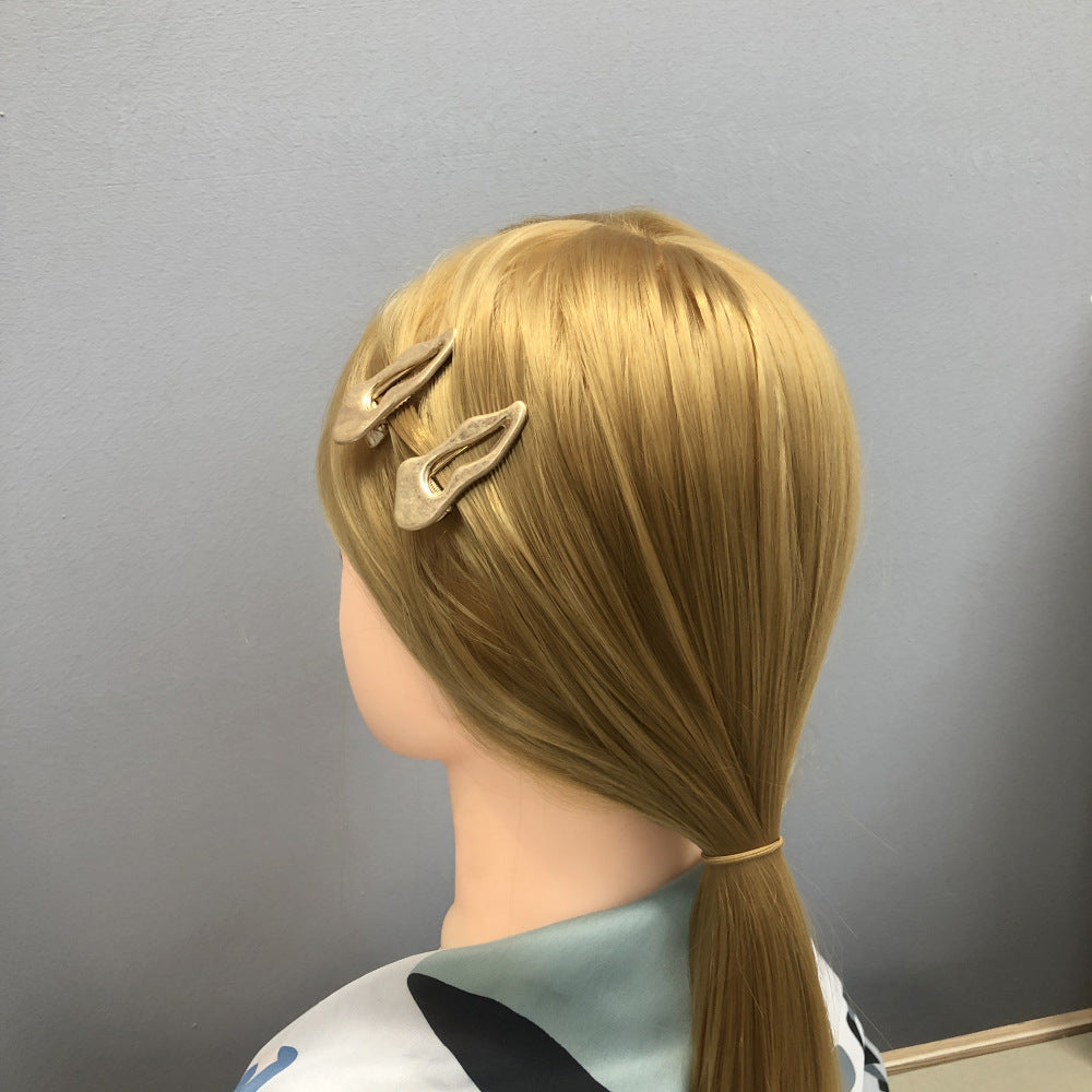 Irregular Back Head Side Clip Women's Hairpin Electroplated Metal Nocturna-Pro