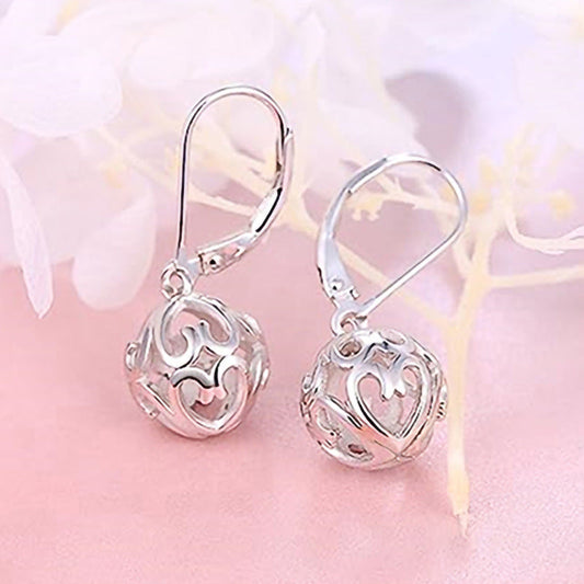 Pastoral Eardrops Geometric Hollow Texture Design Nocturna-Pro