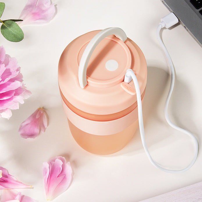 Portable Blender Juicer Cup Rechargeable With 4 Blades For Shakes And Smoothies Maker 400ml Fresh Fruit Mixer Juicer Cup Nocturna-Pro