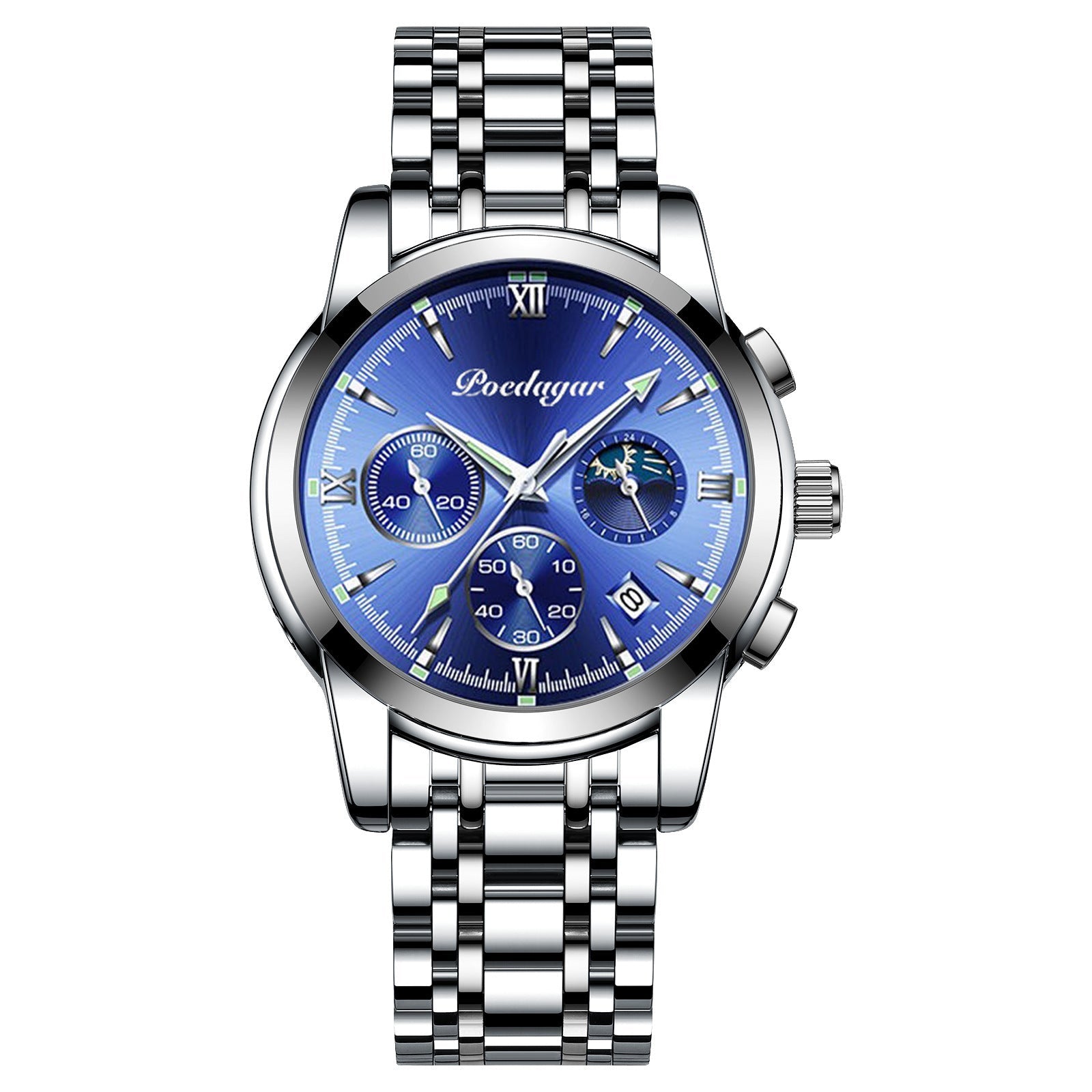 Multifunctional Men's Watch Luminous Waterproof Quartz Wrist Watch Nocturna-Pro