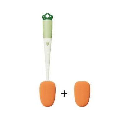 Kitchen 3 In 1 Multifunctional Cleaning Cup Washer Brush Long Handle Carrot Water Bottle Cleaning Brush Nocturna-Pro