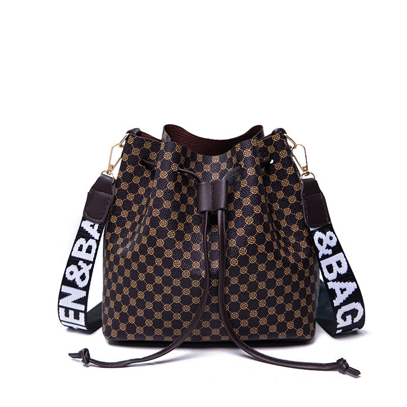 Printed Bucket Bag Female Fashion Ladies Large-capacity Crossbody Bag Nocturna-Pro