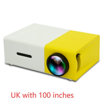 Portable Projector 3D Hd Led Home Theater Cinema HDMI-compatible Usb Audio Projector Yg300 Mini Projector Nocturna-Pro