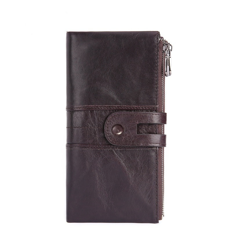 Retro Women's Leather Wallet Fashion Rfid Long Wallet Nocturna-Pro