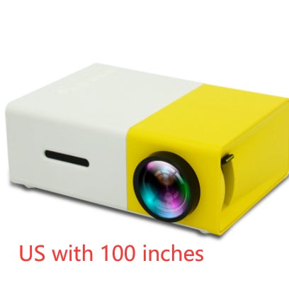 Portable Projector 3D Hd Led Home Theater Cinema HDMI-compatible Usb Audio Projector Yg300 Mini Projector Nocturna-Pro