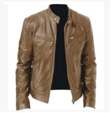 PU Leather Jacket Slim Leather Jacket Nocturna-Pro