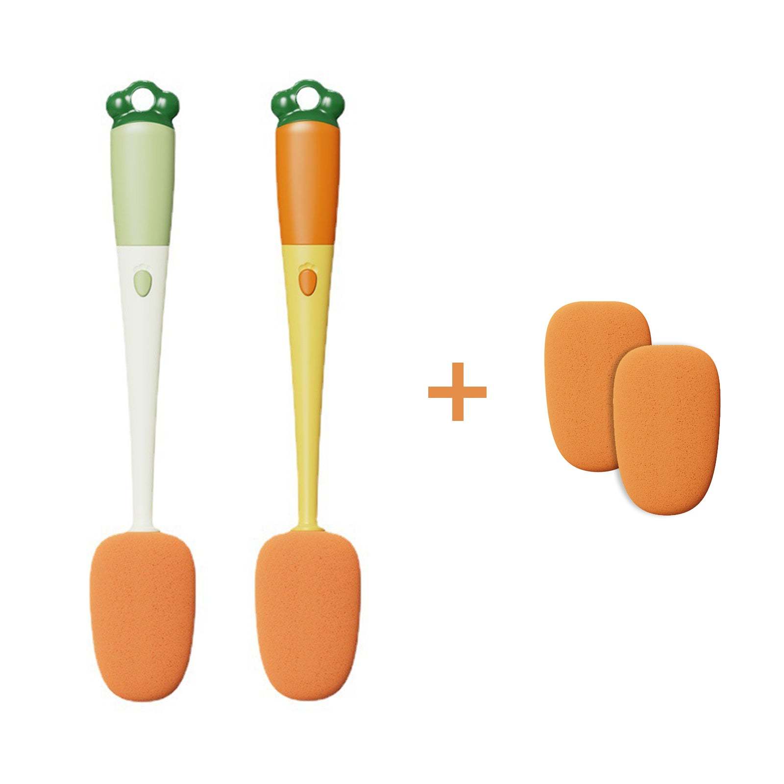 Kitchen 3 In 1 Multifunctional Cleaning Cup Washer Brush Long Handle Carrot Water Bottle Cleaning Brush Nocturna-Pro