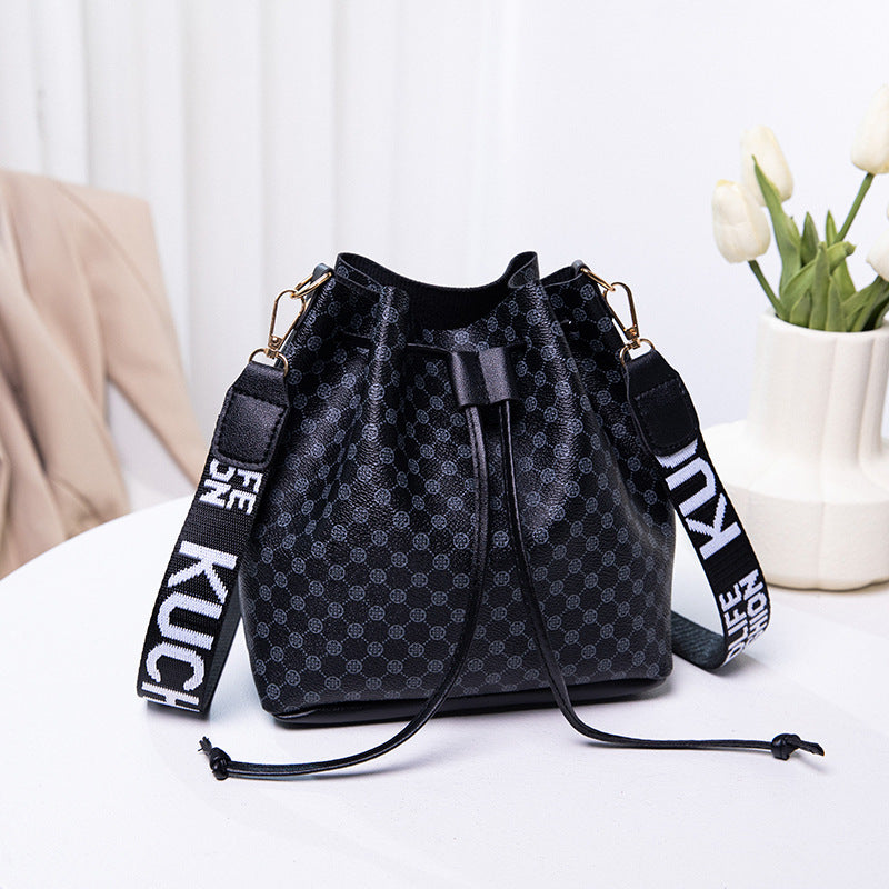 Printed Bucket Bag Female Fashion Ladies Large-capacity Crossbody Bag Nocturna-Pro